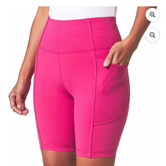 Mondetta Women's Fuchsia Bike Shorts Size Large - Picture 1 of 6